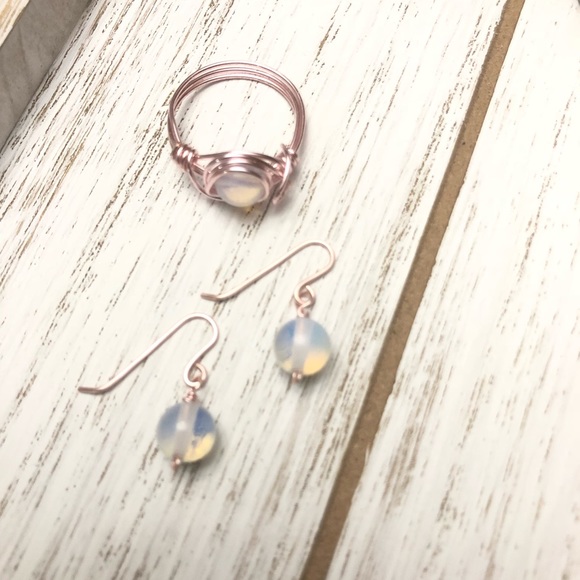 3 for $25 Opalite Gemstone Earrings - Picture 3 of 4